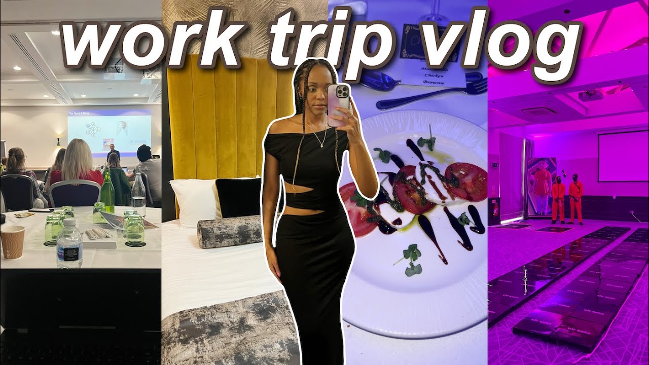 WORK TRIP VLOG: My First Business Conference as a Marketing Intern | Work Days in My Life in the UK