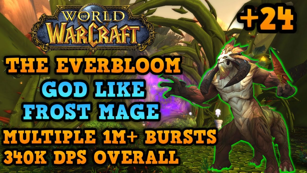 Frost Mage Is META Again?  | +24 Everbloom | GOD DPS POV | WOW DRAGONFLIGHT