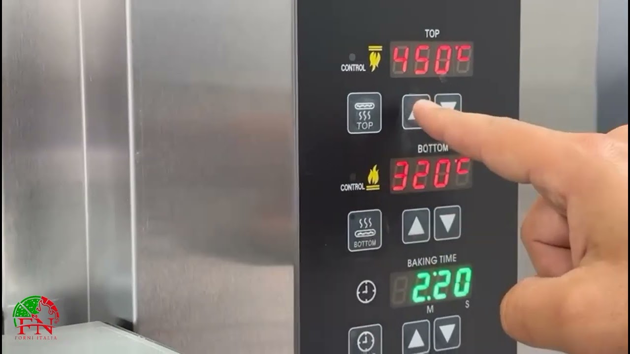 ¡Hornea 3 Pizzas de 35cm en 120 Segundos!🍕🤯Horno Pro Gas 106 - FN Forni Italia Mx