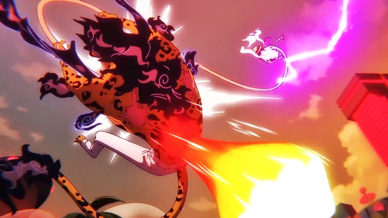One piece「AMV」Paralyzed「Full Fight」Luffy Gear 5 Vs Rob Lucci - 1080p 60fps