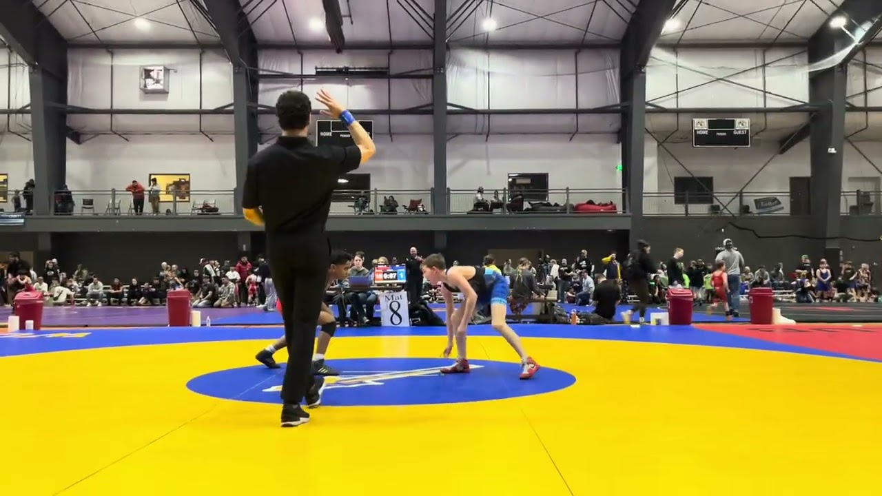 3 Styles Classic Centralia, WA. March 21-23, 2025. Freestyle Match #2. 12U 98lbs.