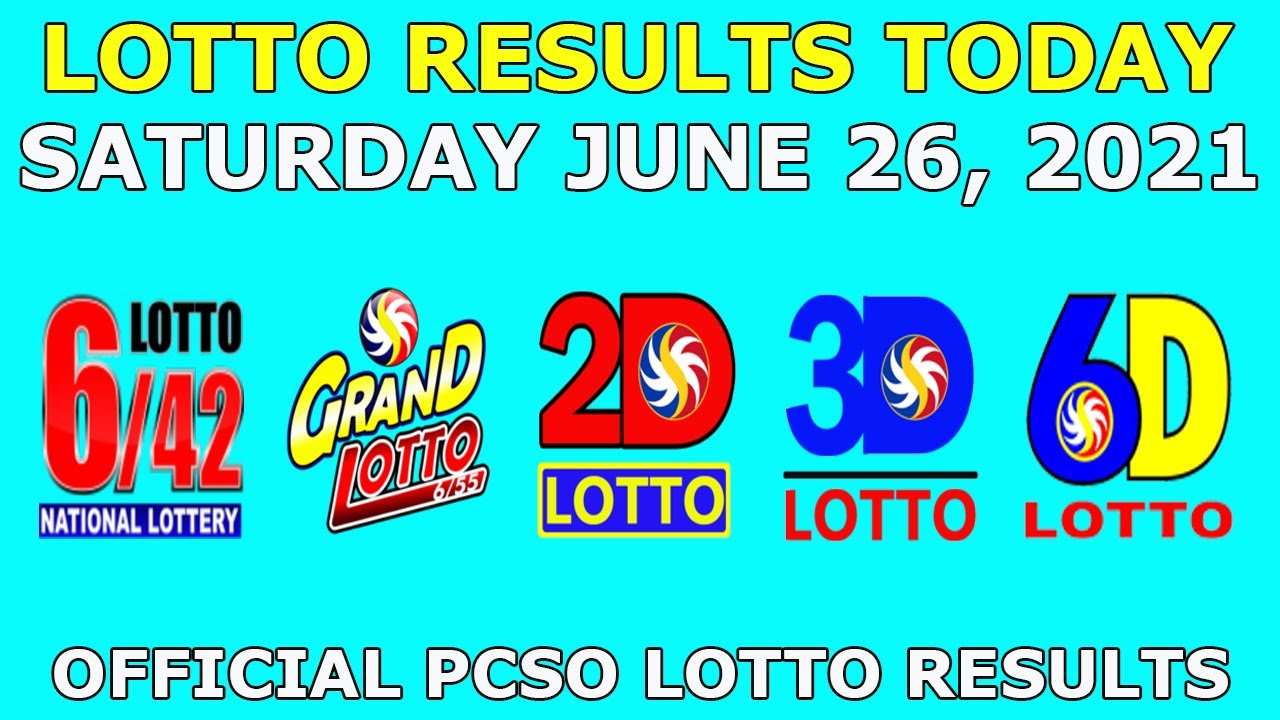 9pm Lotto Result June 26 2021 (Saturday) PCSO Today