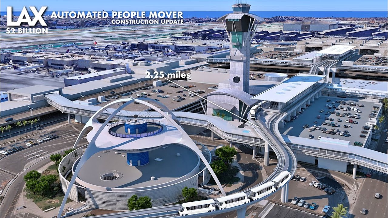LAX Airport $2 Billion People Mover Train | Construction Update
