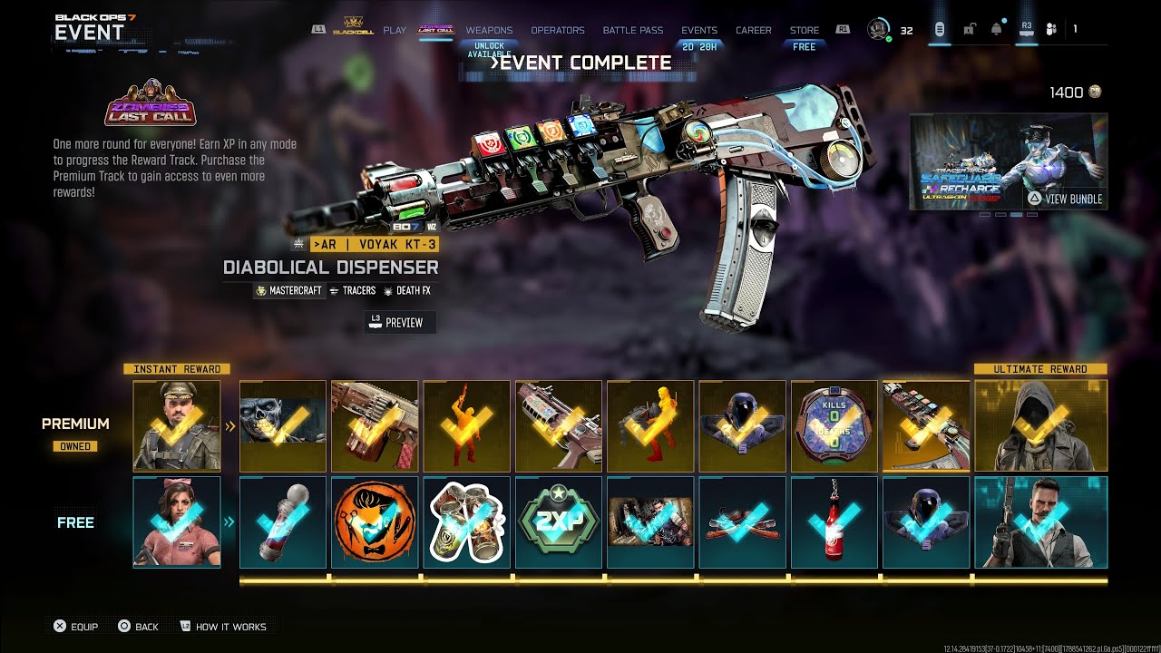 ZOMBIES THE LAST CALL EVENT BO7