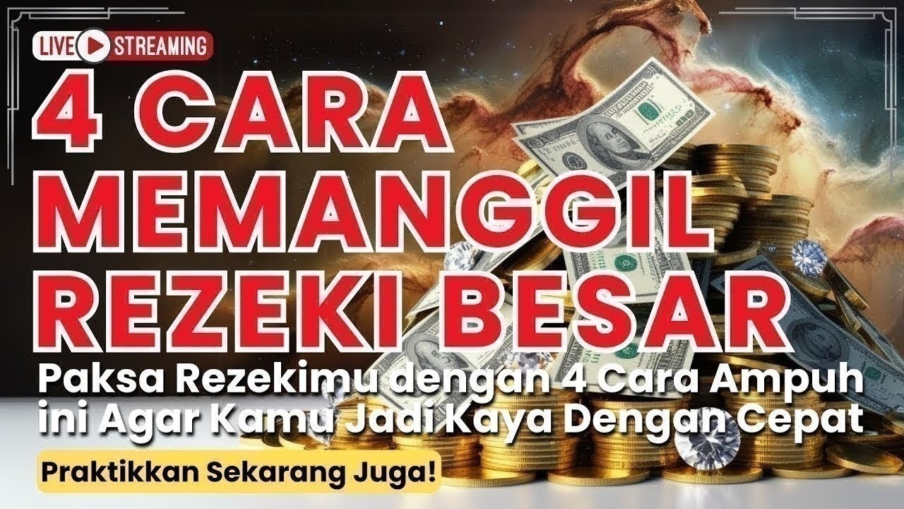 4 Kunci Rahasia Rezeki yang Membuat Orang Cepat Kaya!