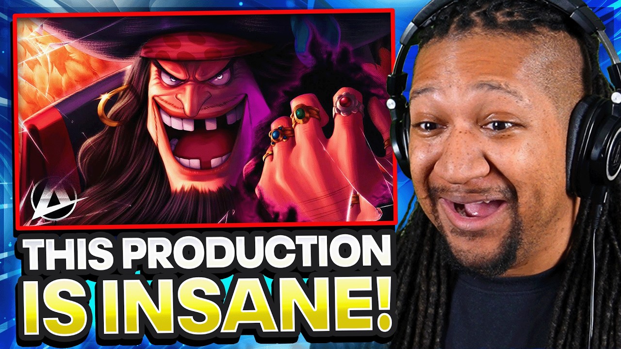 ♪ Barba Negra (One Piece) | Horizonte Obscuro | AniRap & ‪Henrique Mendonca‬ | Reaction!