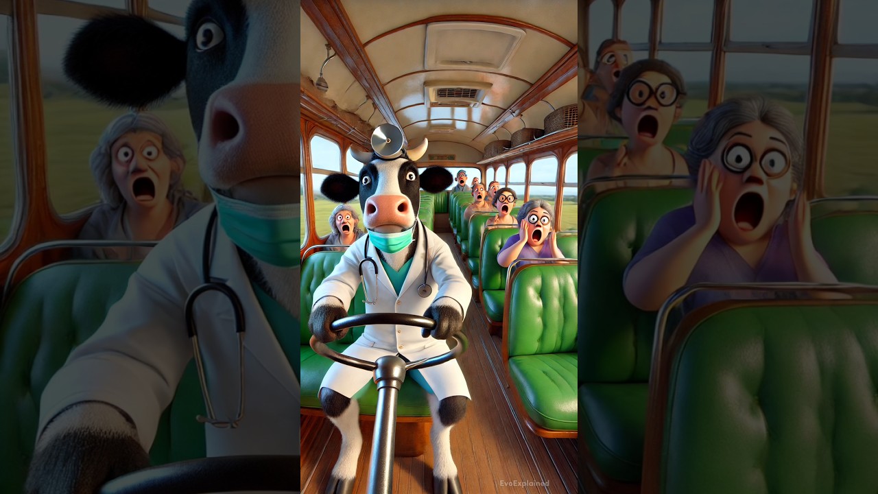 ❤️ Cat Sound 😻 Cow Driving 🐮 2 