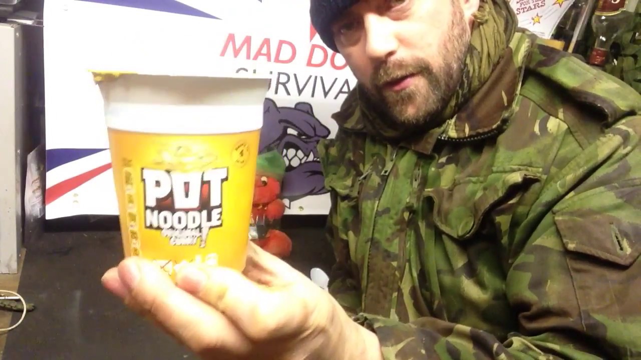 Pot noodle type food MRE/survival/bushcraft food