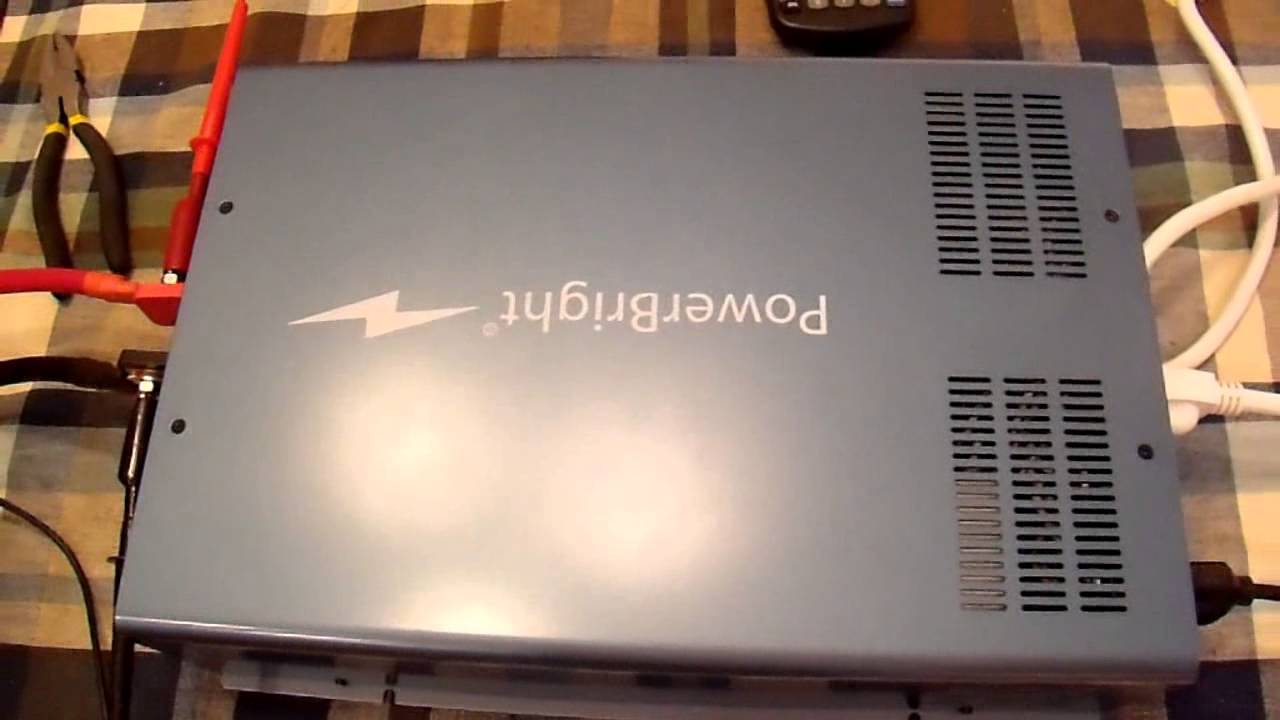 PowerBright Pure Sine Inverters Part6 - Testing the Repaired 2200 Watt Inverter