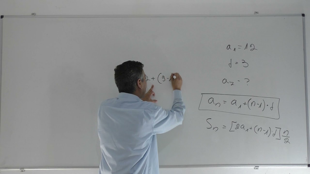 סכום סדרה חשבונית-3 יחידות שאלון שני