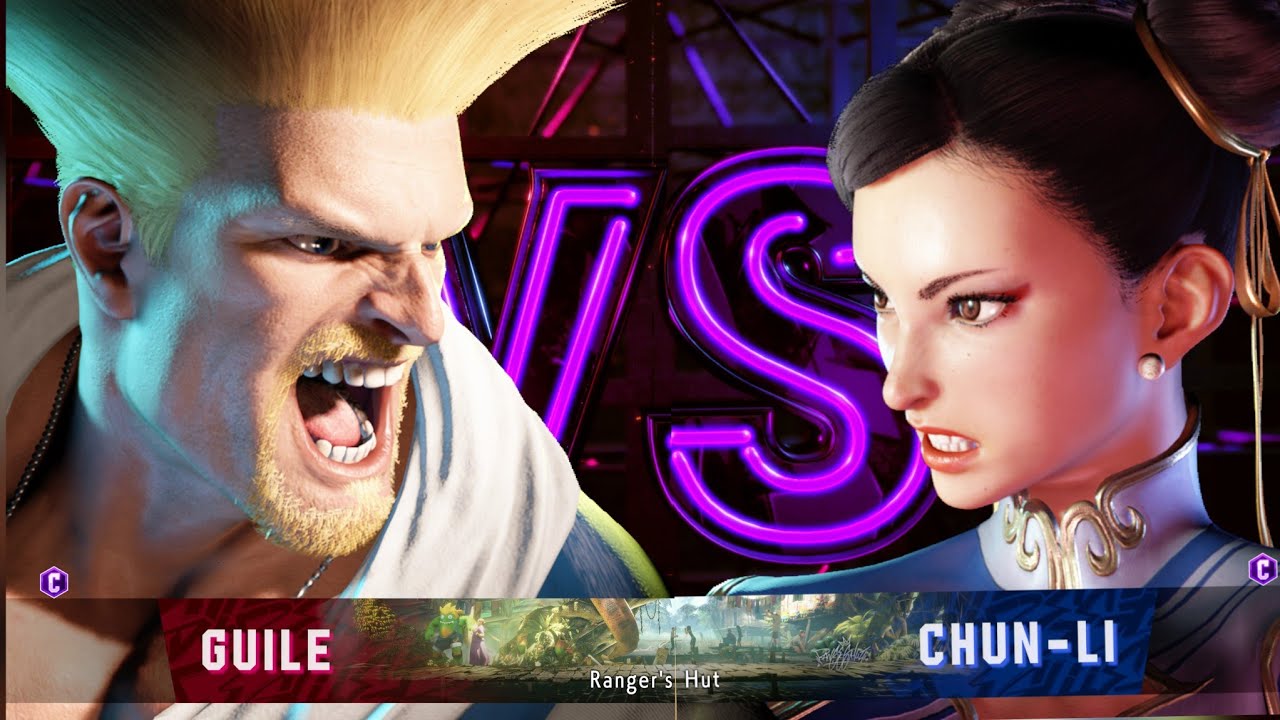 Street Fighter 6 Guile vs Chun li