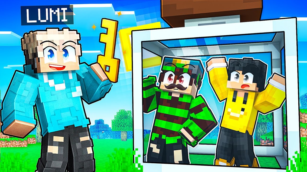 FREUNDE für 24 STUNDEN in eine GLASFLASCHE EINSPERREN! in Minecraft