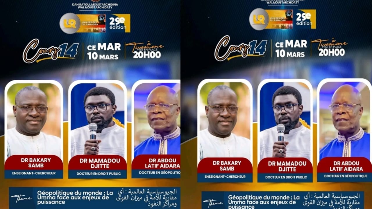 🔴Direct |UR 2026 - Thème : Géopolitique du monde : la Umma face aux enjeux de puissance