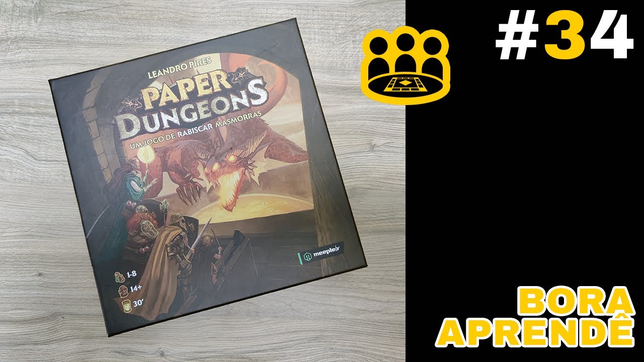 Paper Dungeons - Bora Aprendê #34 (Como Jogar)