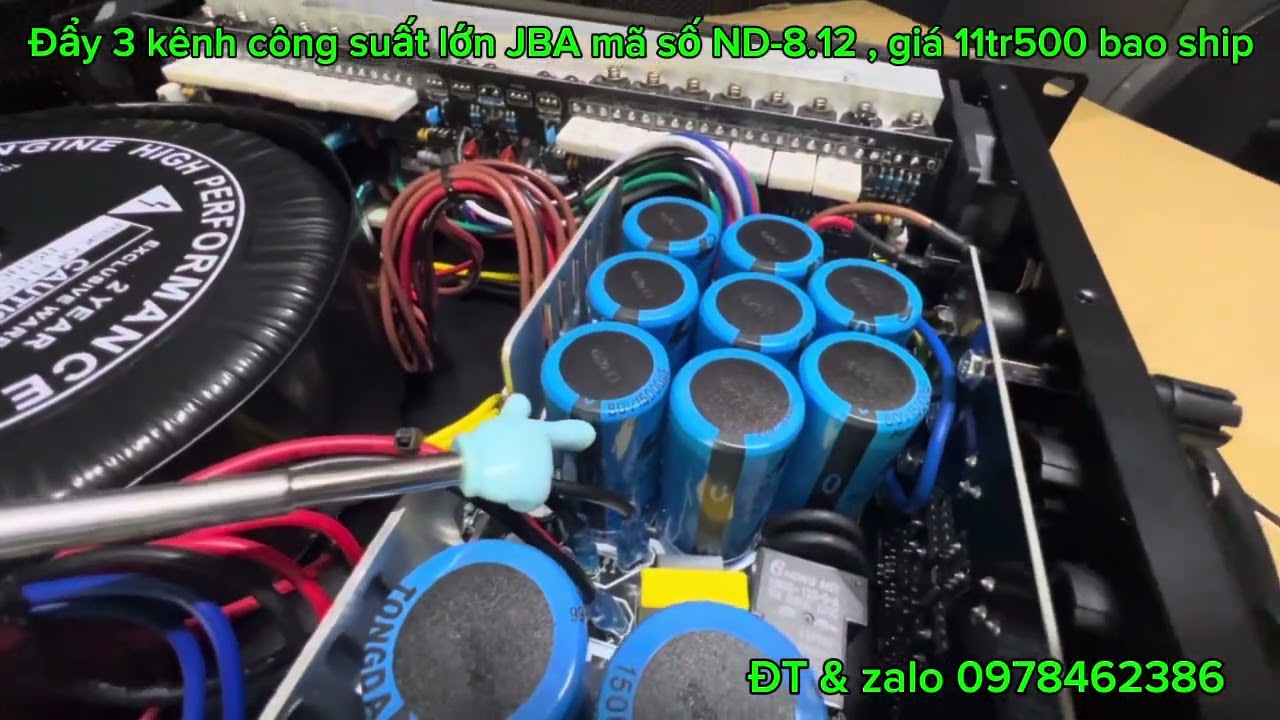 ĐẨY 3 KÊNH JBA ND-8.12 LIÊN HỆ 0978462386