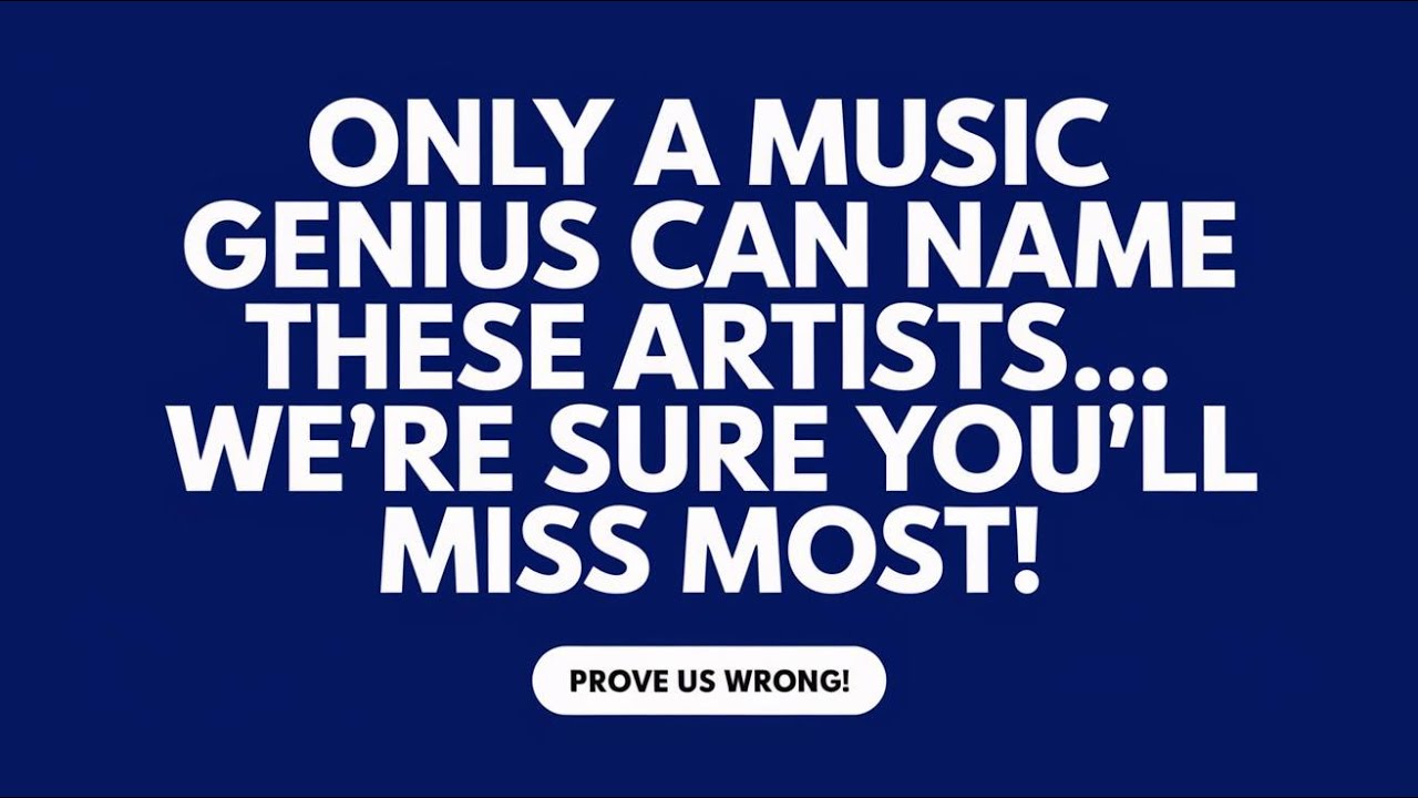 Who delivered these unforgettable hits?