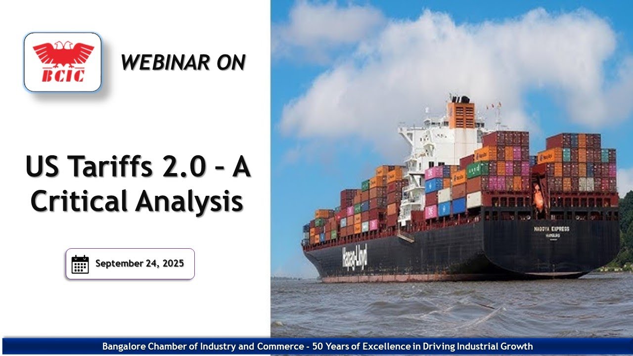 Webinar on US Tariffs 2.0 – A Critical Analysis - September 24, 2025