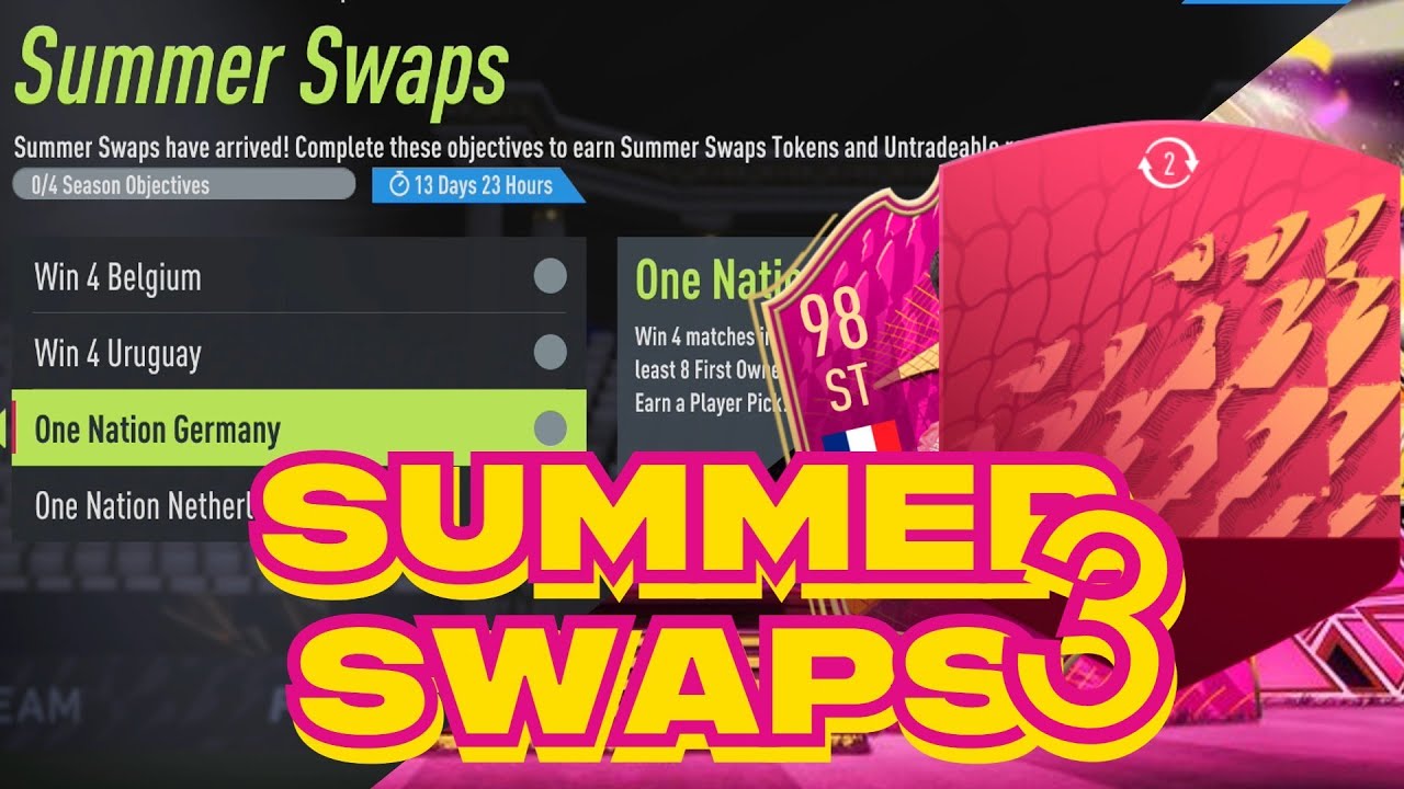 FASTEST WAY TO COMPLETE SUMMER SWAPS 3 FIFA 22