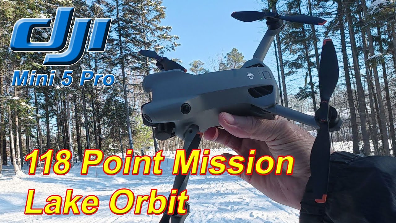 DJI Mini 5 Pro - Waypointmap.com - Boyd Lake Orbit 2 - 😎🥶😱👍