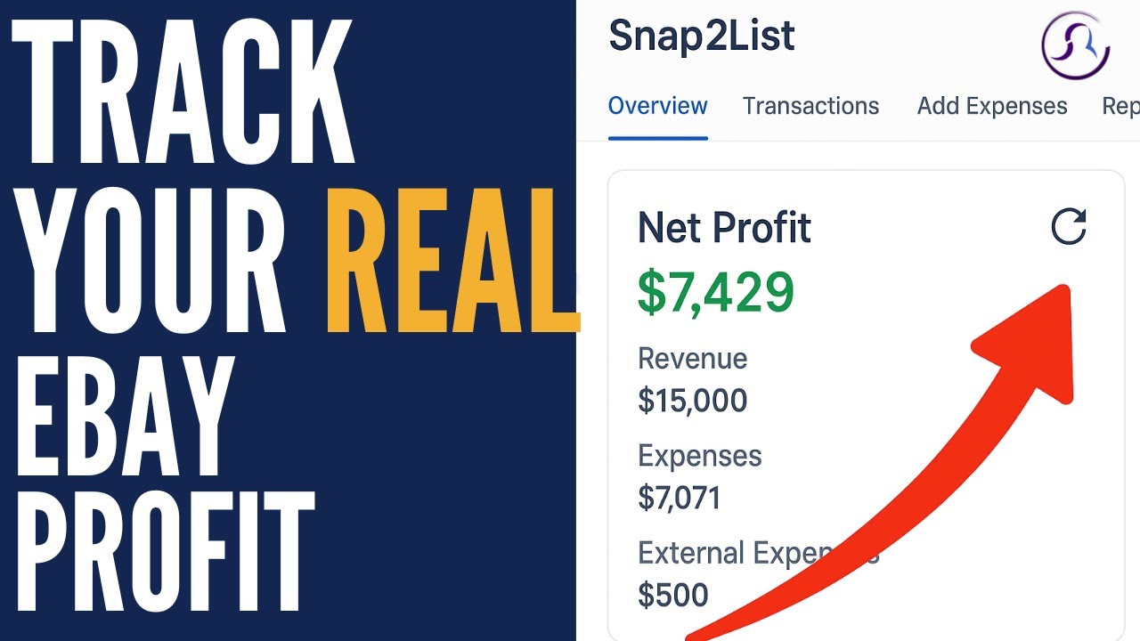 eBay Bookkeeping Profit/Expenses Tracking Automatically (No More Spreadsheets)