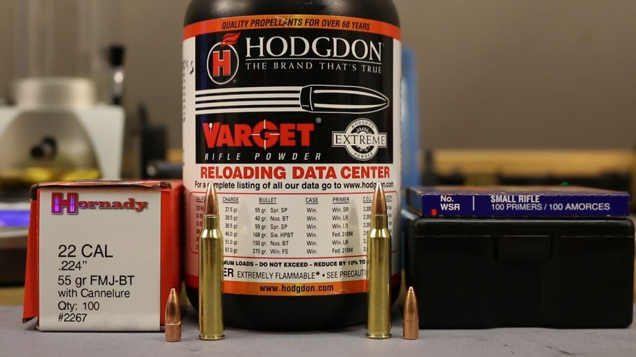 Bobs' vs Hornady 55gr fmjbt - Varget