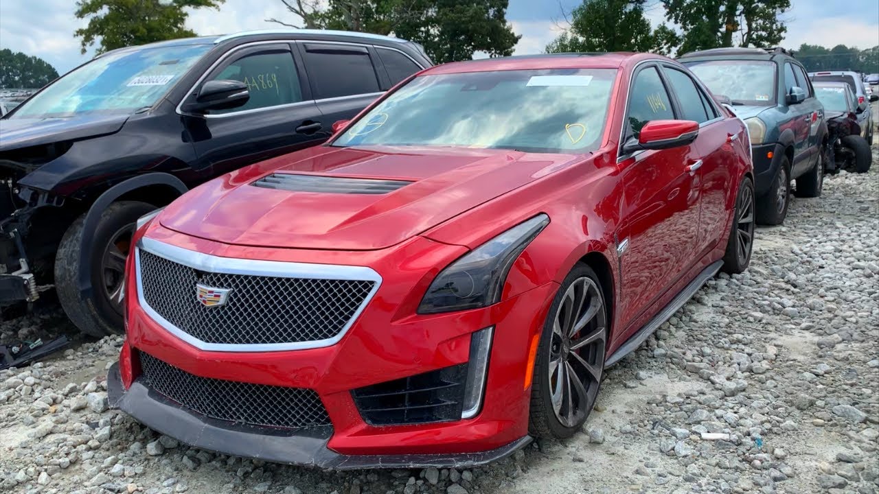 A $85,000 CADILLAC CTS-V GOING FOR HALF THE PRICE AT COPART *ONLY $38,5000 FOR THIS SUPERCHARGED V8*