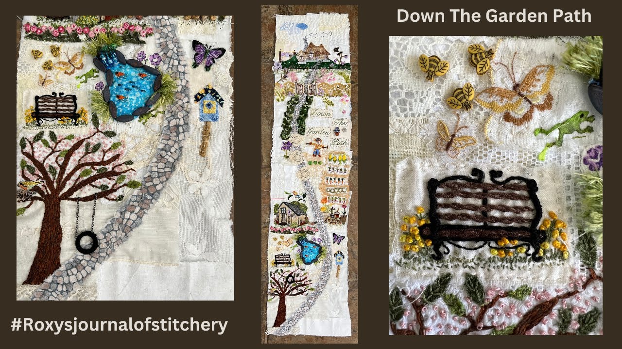 Update On Down The Garden Path #roxysjournalofstitchery