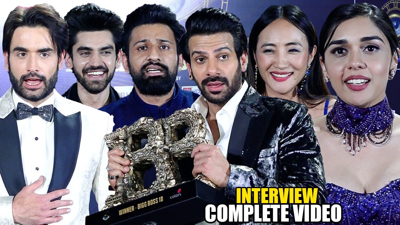 UNCUT | Bigg Boss 18 Winner Karanveer Mehra,Vivian Dsena,Avinash Mishra, Karanveer,Rajat,Chum,Eisha