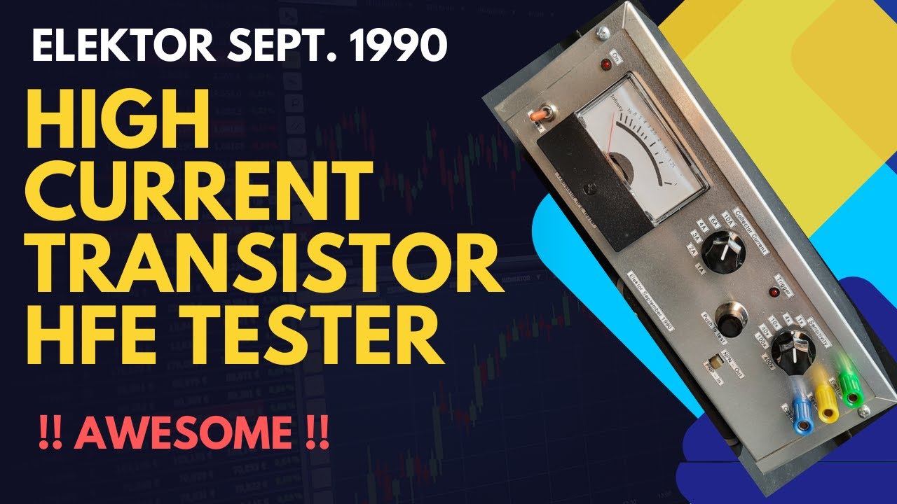 Elektor - тестер транзисторов hFE - сентябрь 1990 г.