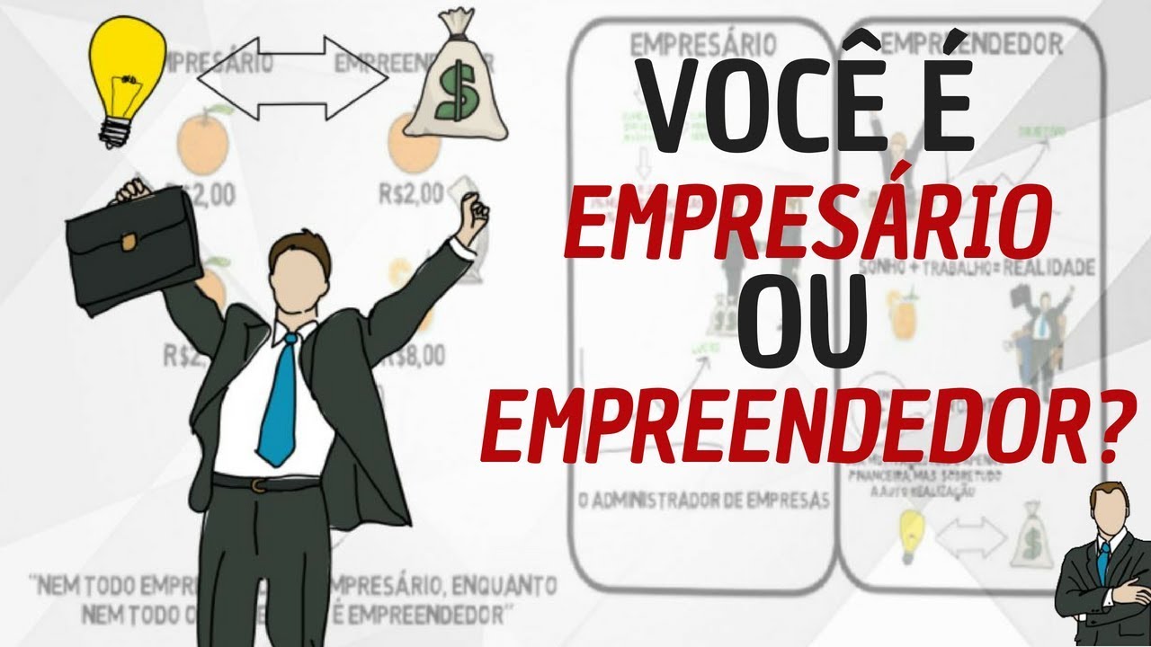 Voc&ecirc; &eacute; empres&aacute;rio ou empreendedor? - Conceito e Diferen&ccedil;a│DesenvolveMentes