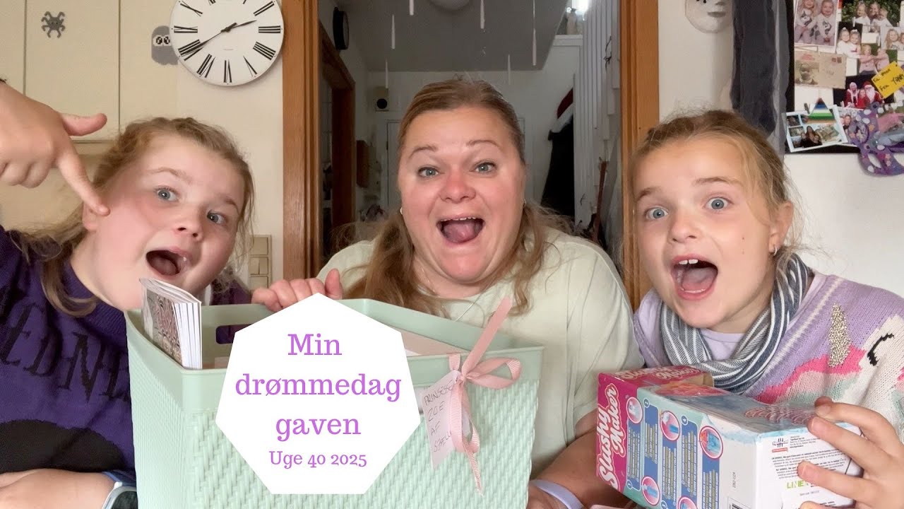 Unboxer Min dr&oslash;mmedag gaven