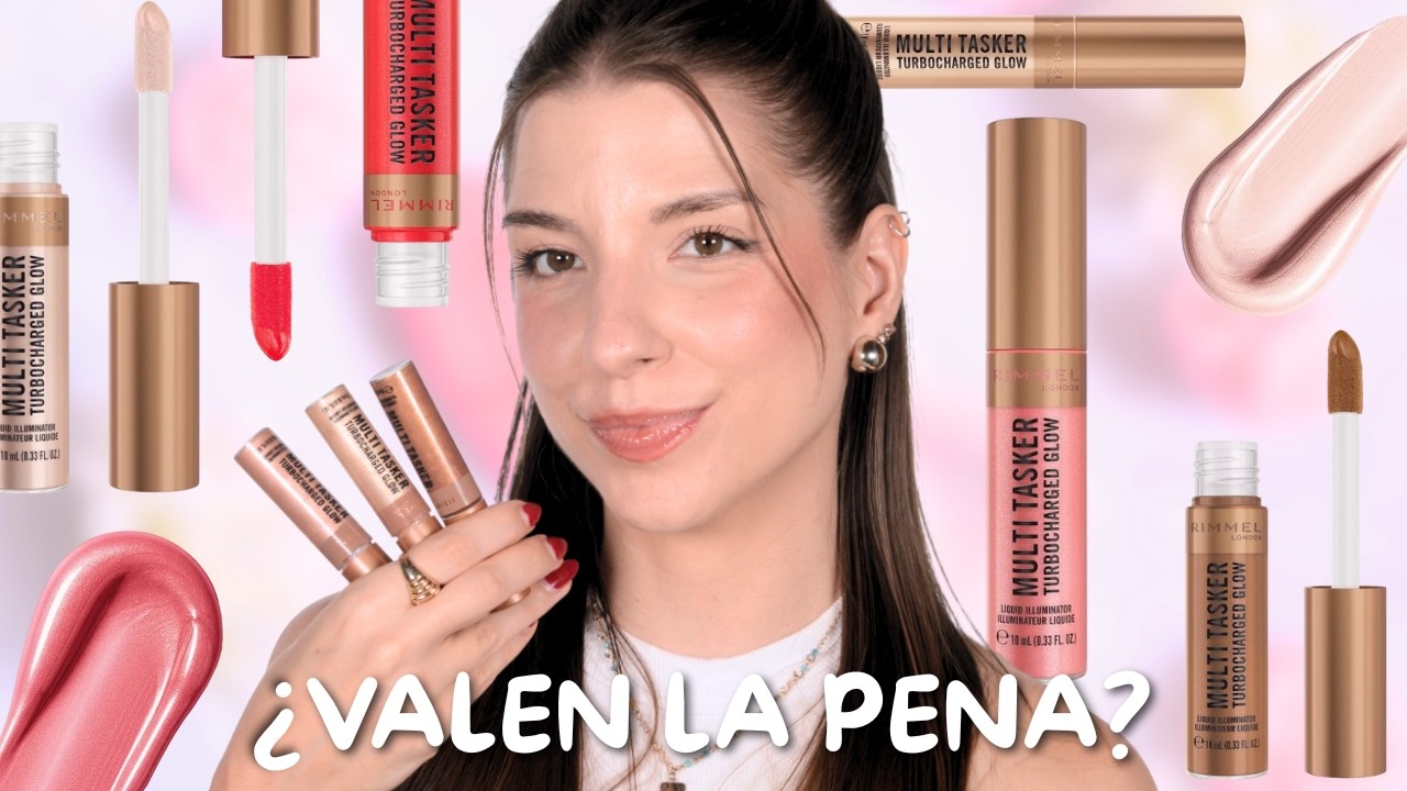 NUEVOS Turbocharged Glow de RIMMEL: rubor, bronzer o iluminador? que son? 🤔