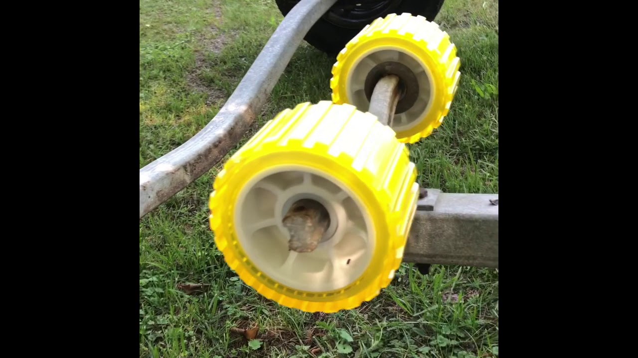 Replacing Boat Trailer Wobble Rollers  Need To Know