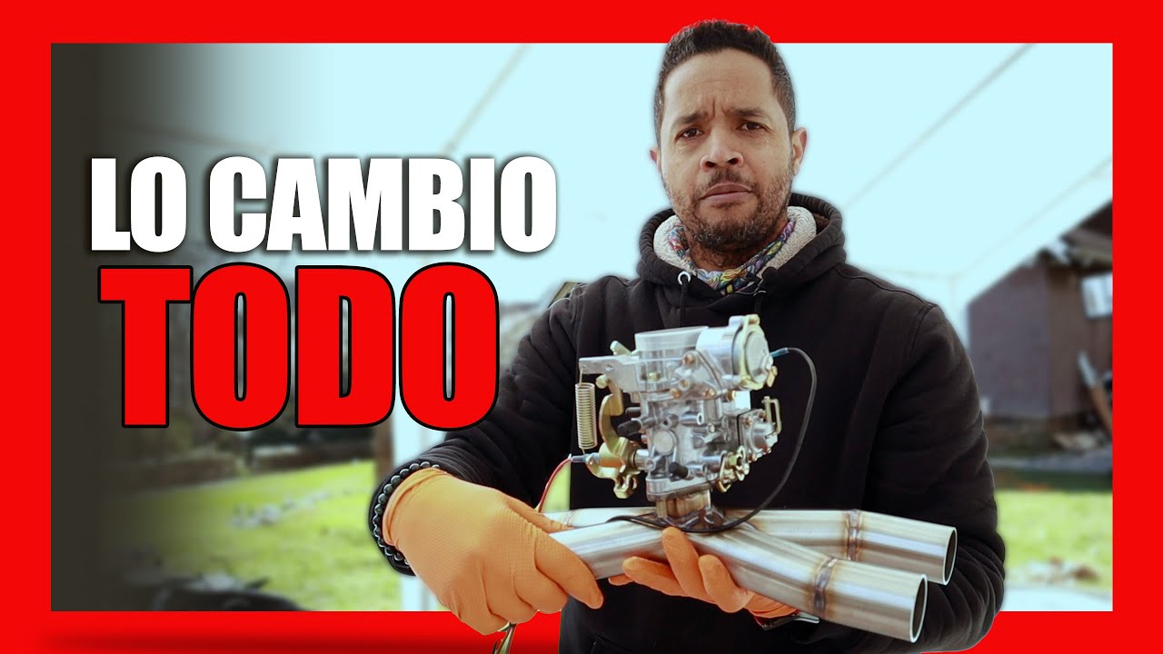 Le puse un carburador de carro a mi moto—GL1100