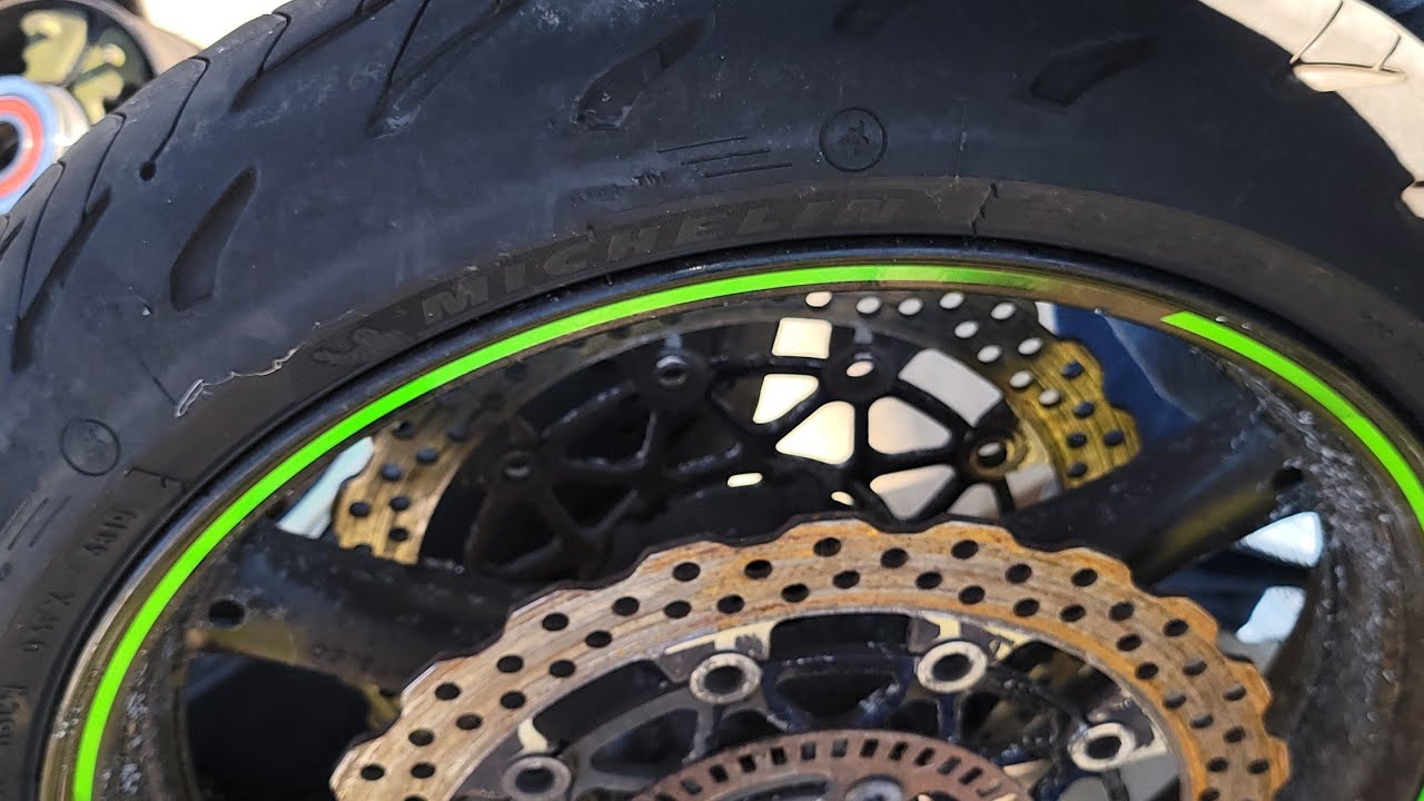 remove zx10r front wheel for beginners