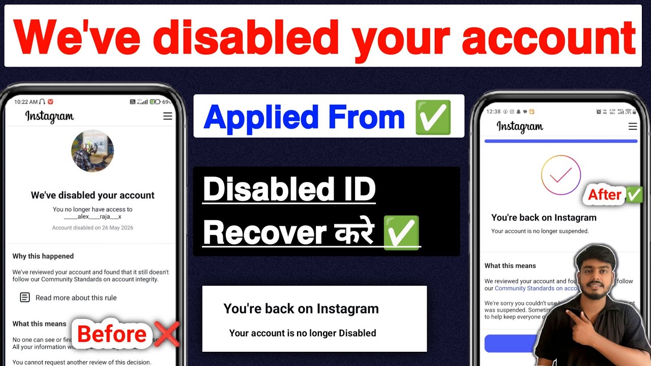 how to recover disabled instagram account 2026 || instagram disabled account recovery 2026