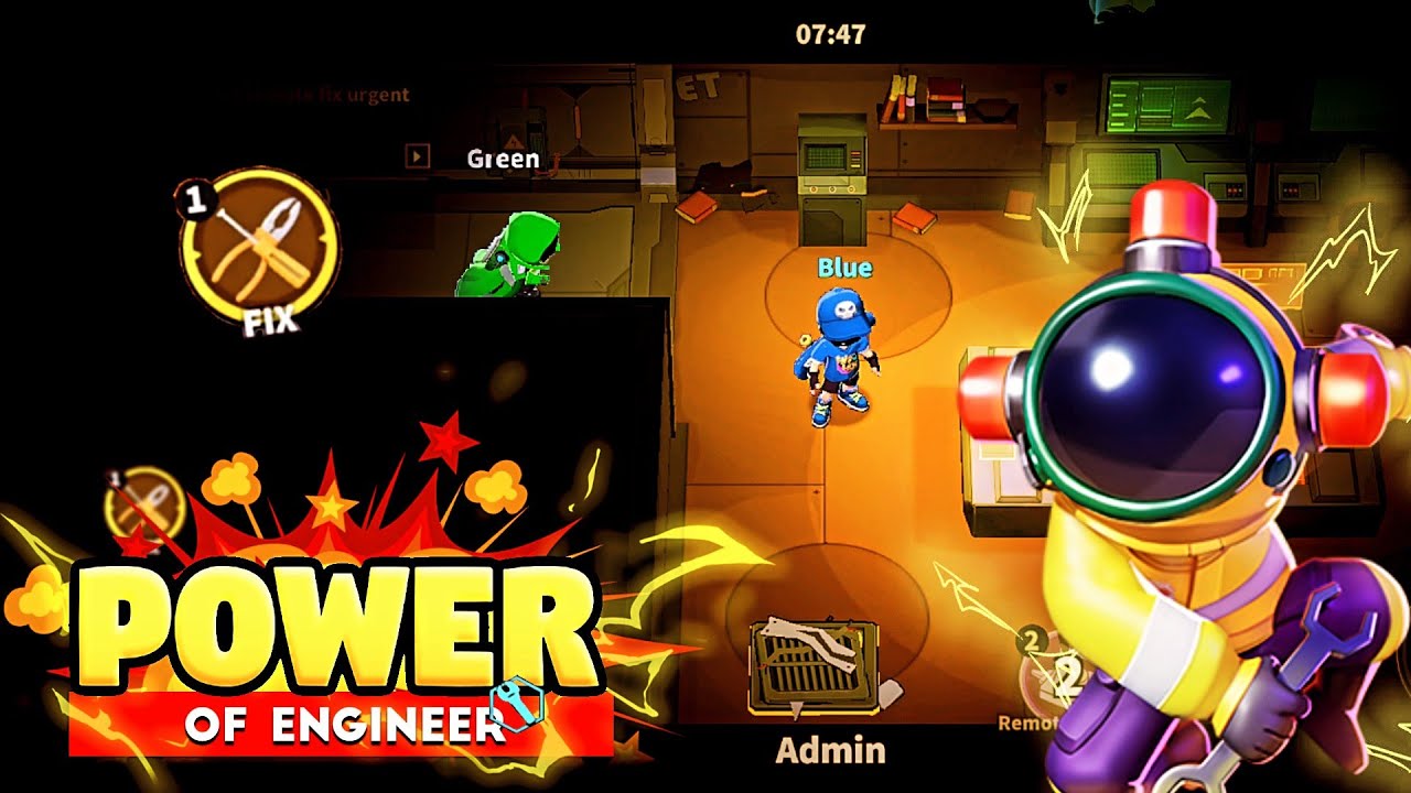 Power of engineer 💪🔥 | supersus engineer gameplay | supersus game || Virus Eleven ||