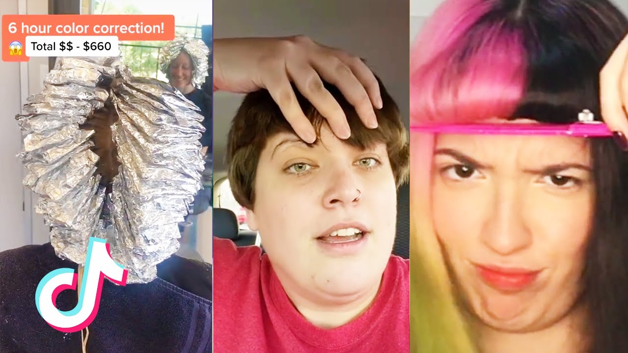 TikTok Hair Fails 😂 (Color Dye, Hair Cutting, Diy) *PART 15*