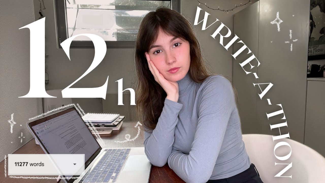 12-часовой писательский челлендж // *очень* продуктивный писательский видеоблог✒️