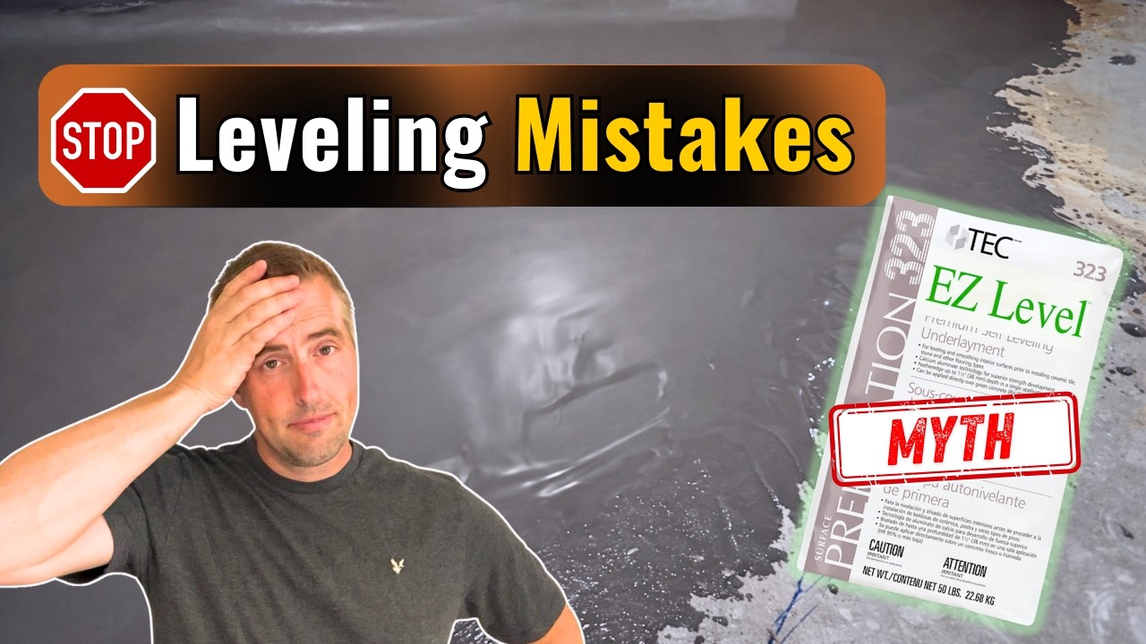 Self Leveling Concrete Mistakes I Made & How to Fix Them (DIY)