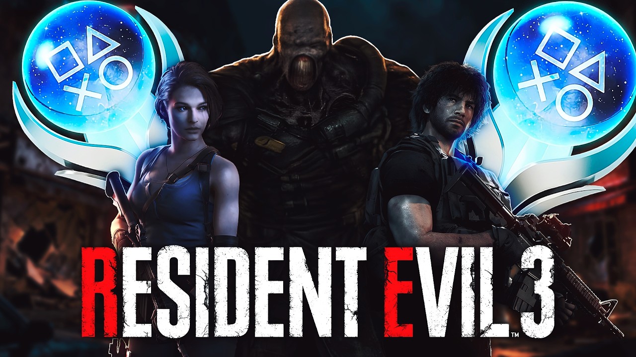 COMEÇANDO A PLATINA DUVIDOSA DO RESIDENT EVIL 3 REMAKE - MARATONA RESIDENT EVIL!!