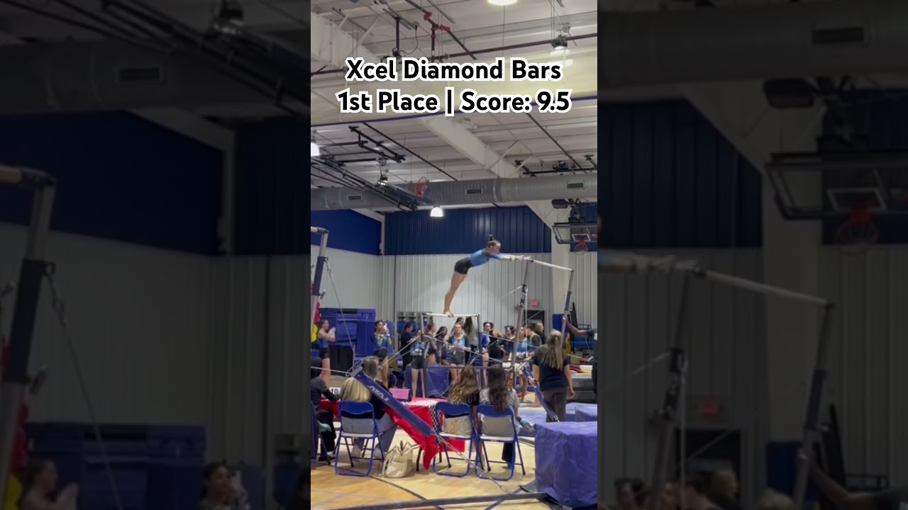 Xcel Diamond Bars 1st Place #bars #gymnastics #1stplace #shorts