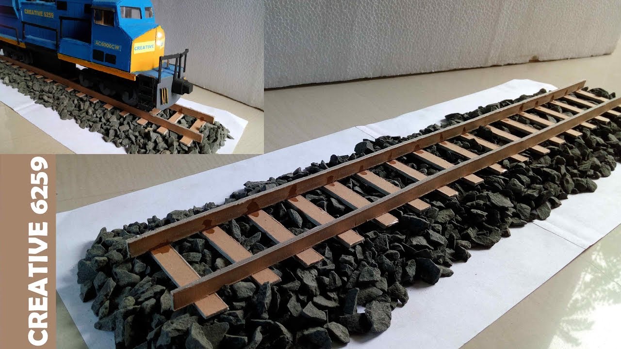 How To Make Train Track Using Cardboard - DIY Cardboard - How To Make RC Train At Home