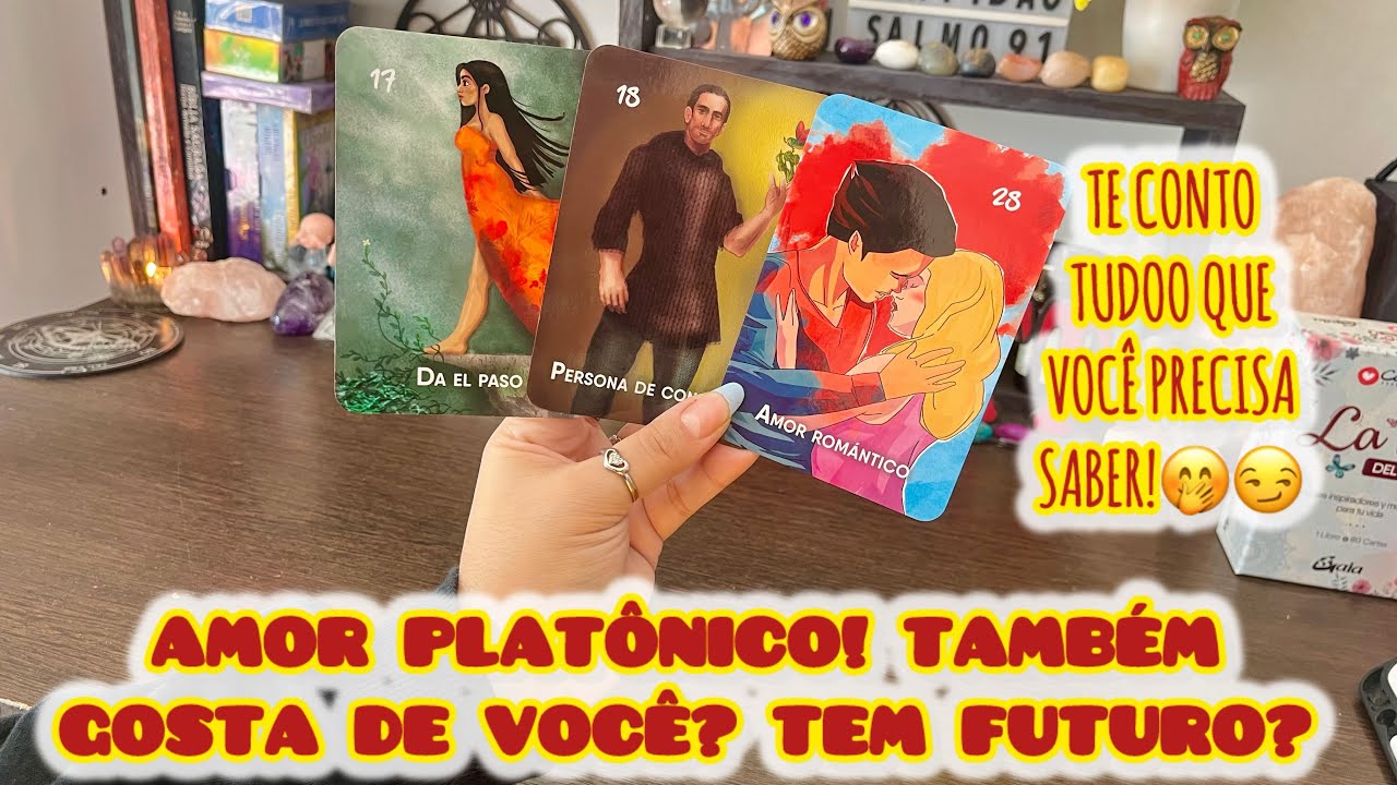 😱AMOR PLATÔNICO! TAMBÉM GOSTA DE MIM? TEM FUTURO? Tarot amor / tarot revela