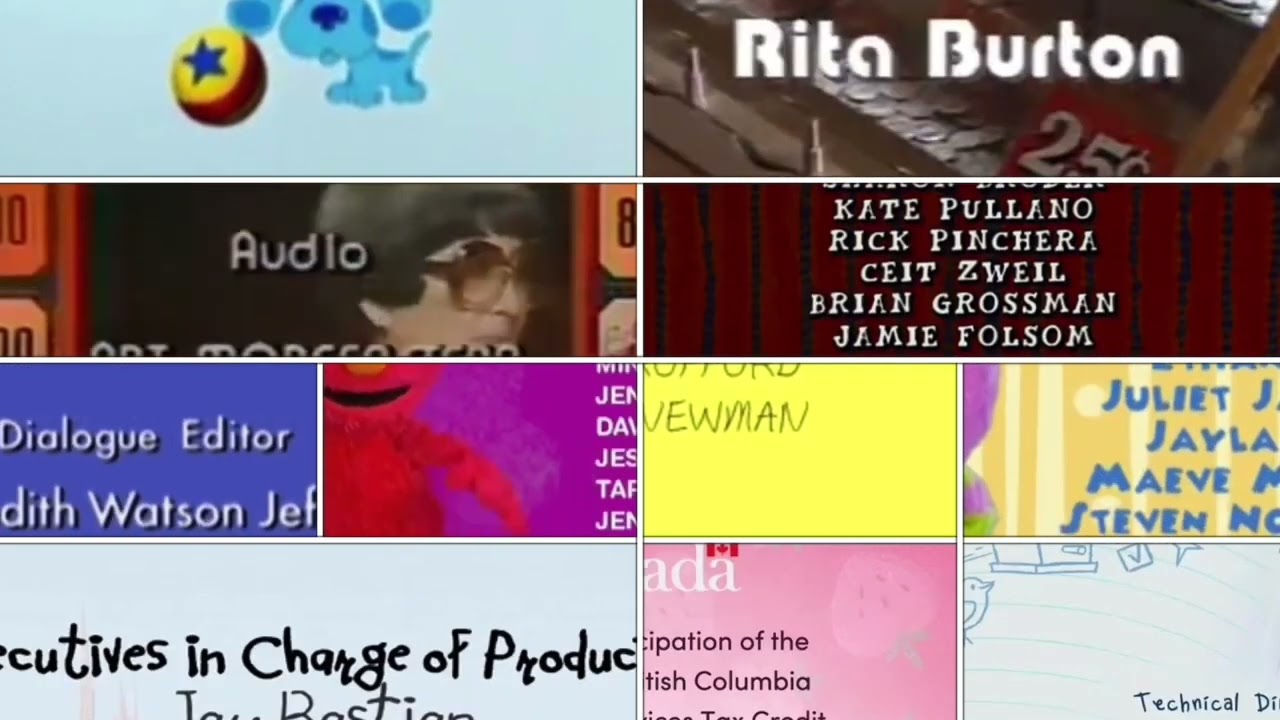 Arthur, Berry in the Big City, B’s C, CS, DCSHG, HOI, JBMS, PB&J, Roseanne, SC, SS, SF Credits Remix