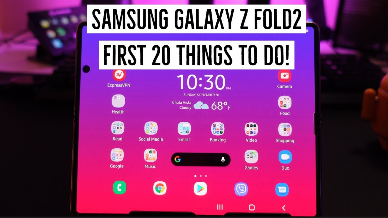 Первые 20 дел на Samsung Galaxy Z Fold2!