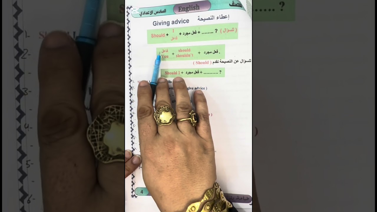 مراجعة مركزةلانگليزي السادس اعدادي( u-2)كامل مع قطعة الرادار كامل