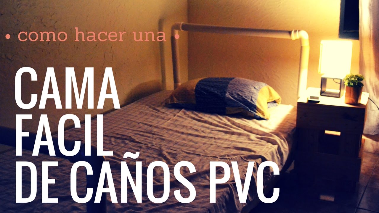 COMO HACER UNA CAMA DE CAÑOS PVC /pvc pipe | Empo | EP. 10