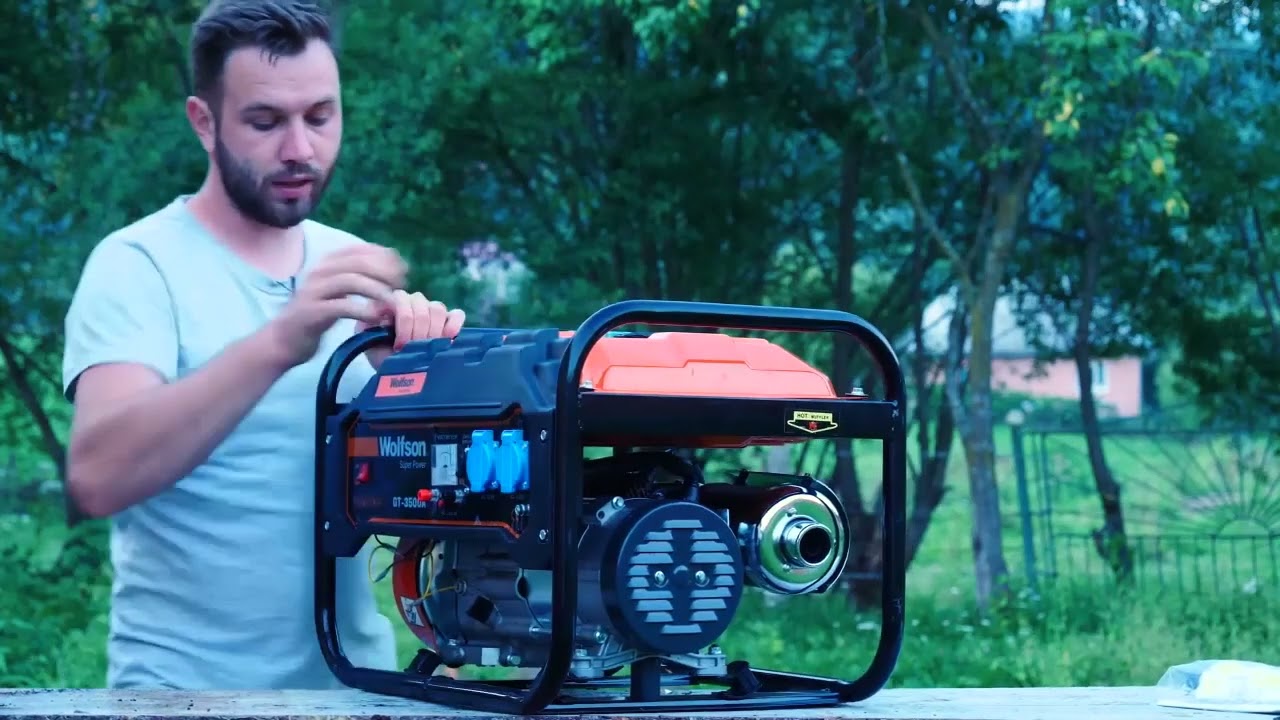 Generator de curent WOLFSON&reg; GT-3500A, 2600W, 7 CP, stabilizator tensiune AVR, monofazat - RESIGILAT
