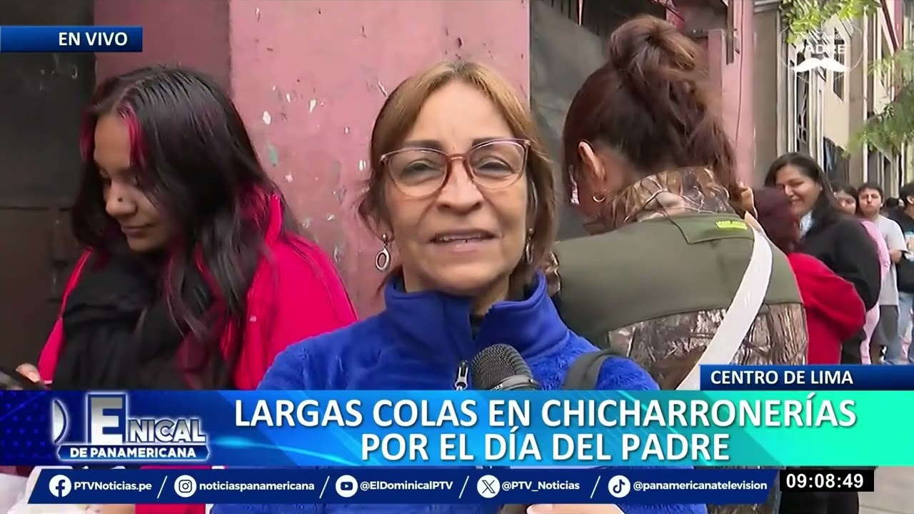 Día del Padre: extensas colas en chicharronerías del Cercado de Lima